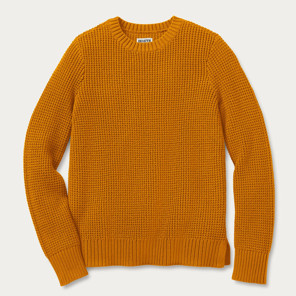Women's Heritage Waffle Stitch Crew Sweater Main Image
