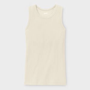 Women's No-Yank Rib Racerback Shelf Bra Tank