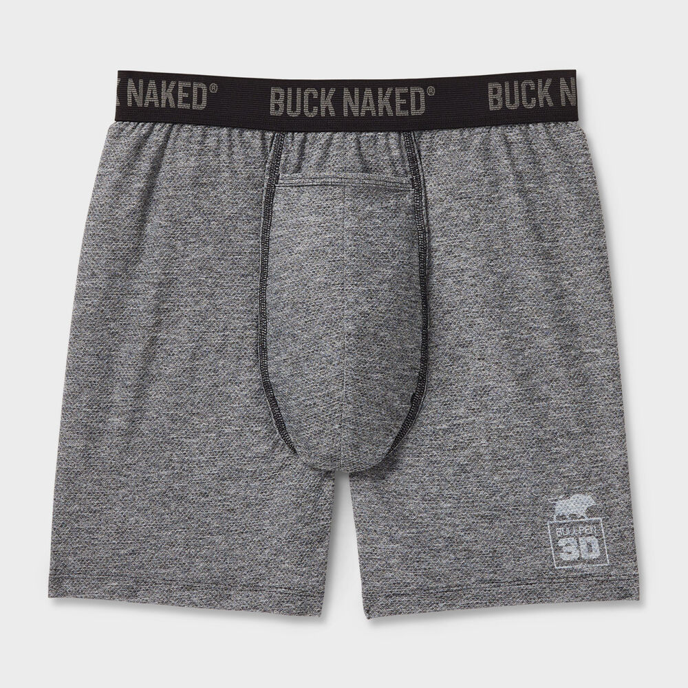 Men's Buck Naked Bullpen 3D Boxer Briefs Main Image