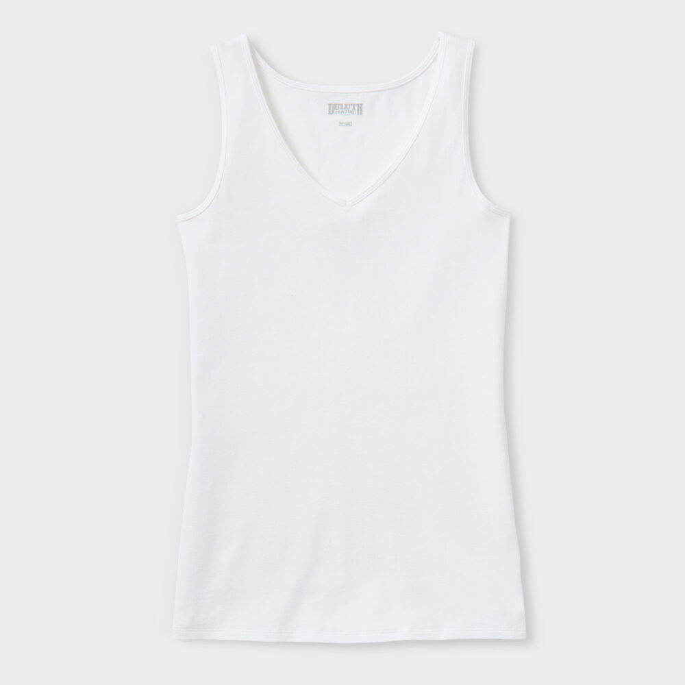 Women's No-Yank V-Neck Tank Main Image
