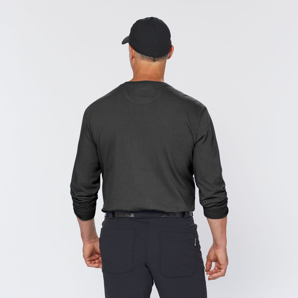 Men's Longtail T Standard Fit Long Sleeve Pocket Crew Main Image