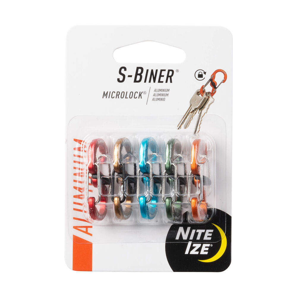 NiteIze S-Biner MicroLock Aluminum - 5 Pk. Main Image