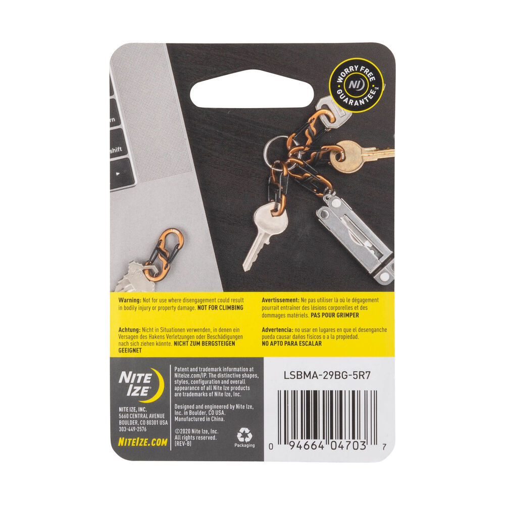 NiteIze S-Biner MicroLock Aluminum - 5 Pk. Main Image