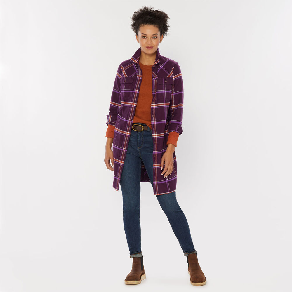 Women's Folklore Flannel Duster Main Image