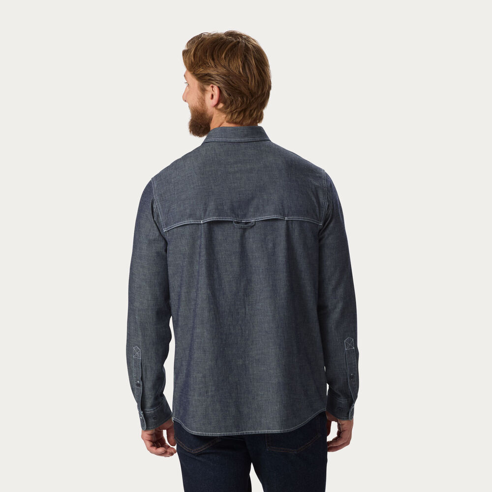 Men's No Quit Utility Standard Fit Chambray Shirt Main Image