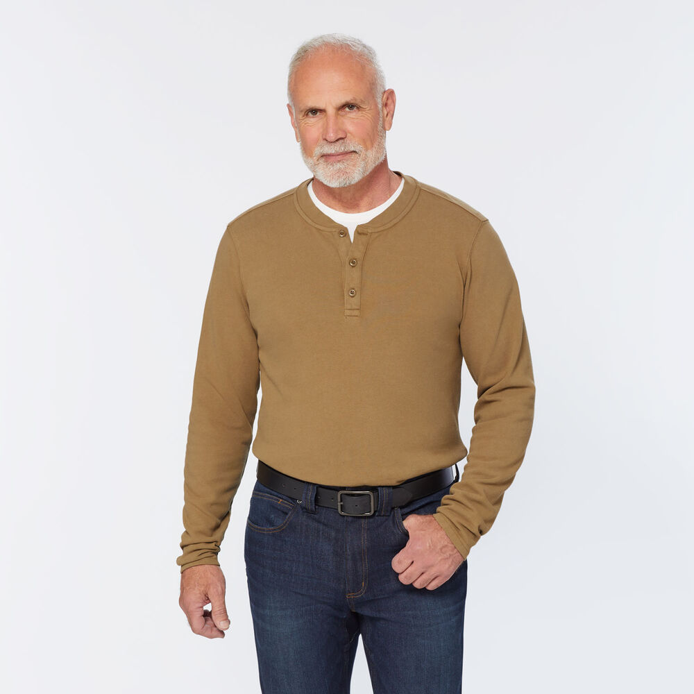 Men's Rugby Knit Henley Main Image