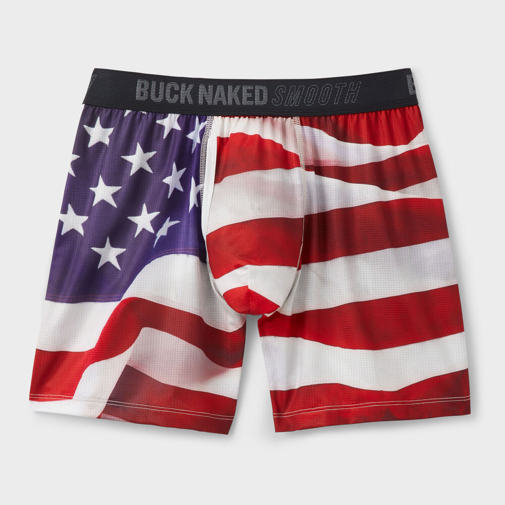 Men's Buck Naked Smooth Boxer Briefs Main Image