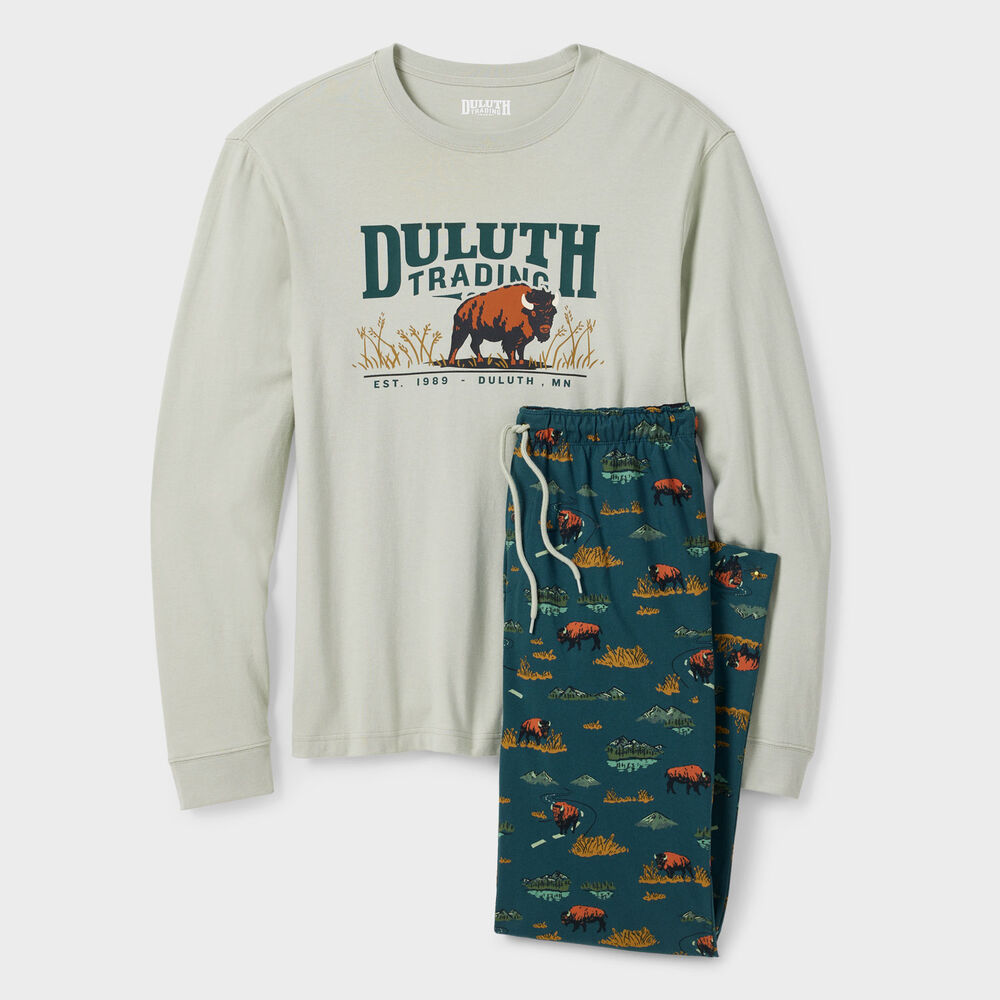 Men's Lumber Jams Cotton Sleep Set Main Image