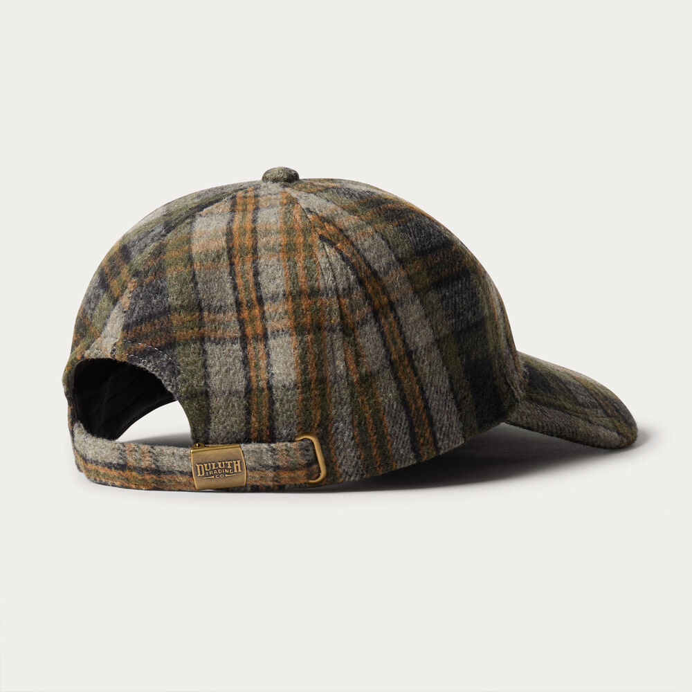 Women's Flannel Ball Cap Main Image