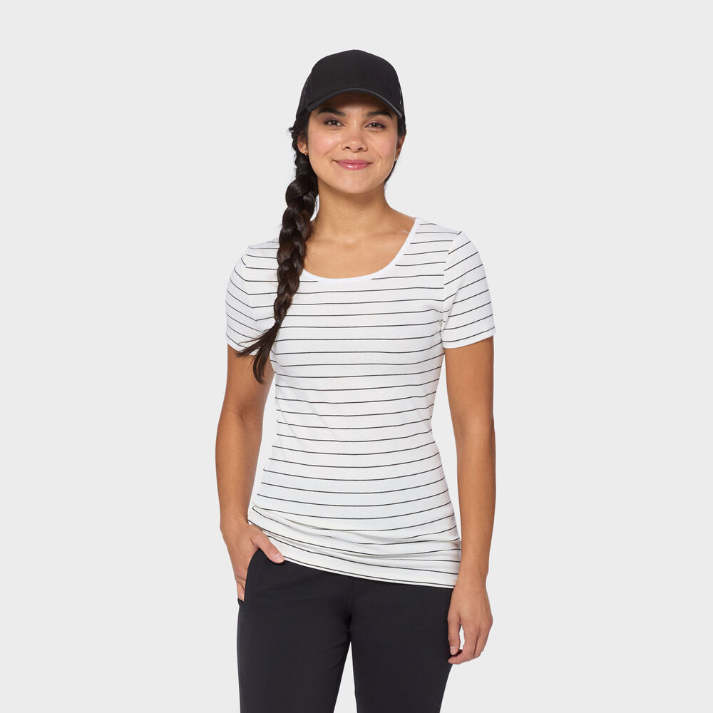 Women's No-Yank Luxe Rib Short Sleeve Tee Main Image