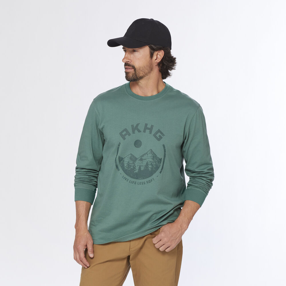 Men's AKHG Crosshaul Cotton Graphic Long Sleeve T Main Image