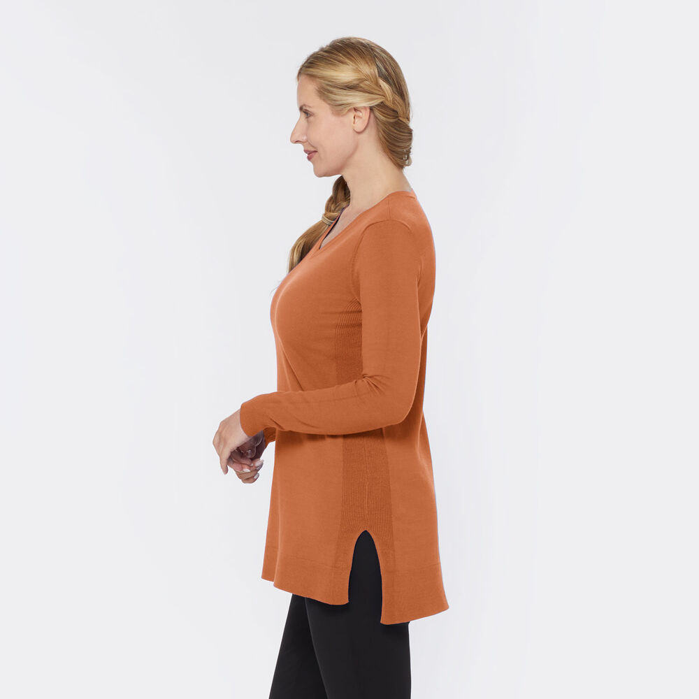 Women's Shiftless V-Neck Tunic Sweater Main Image