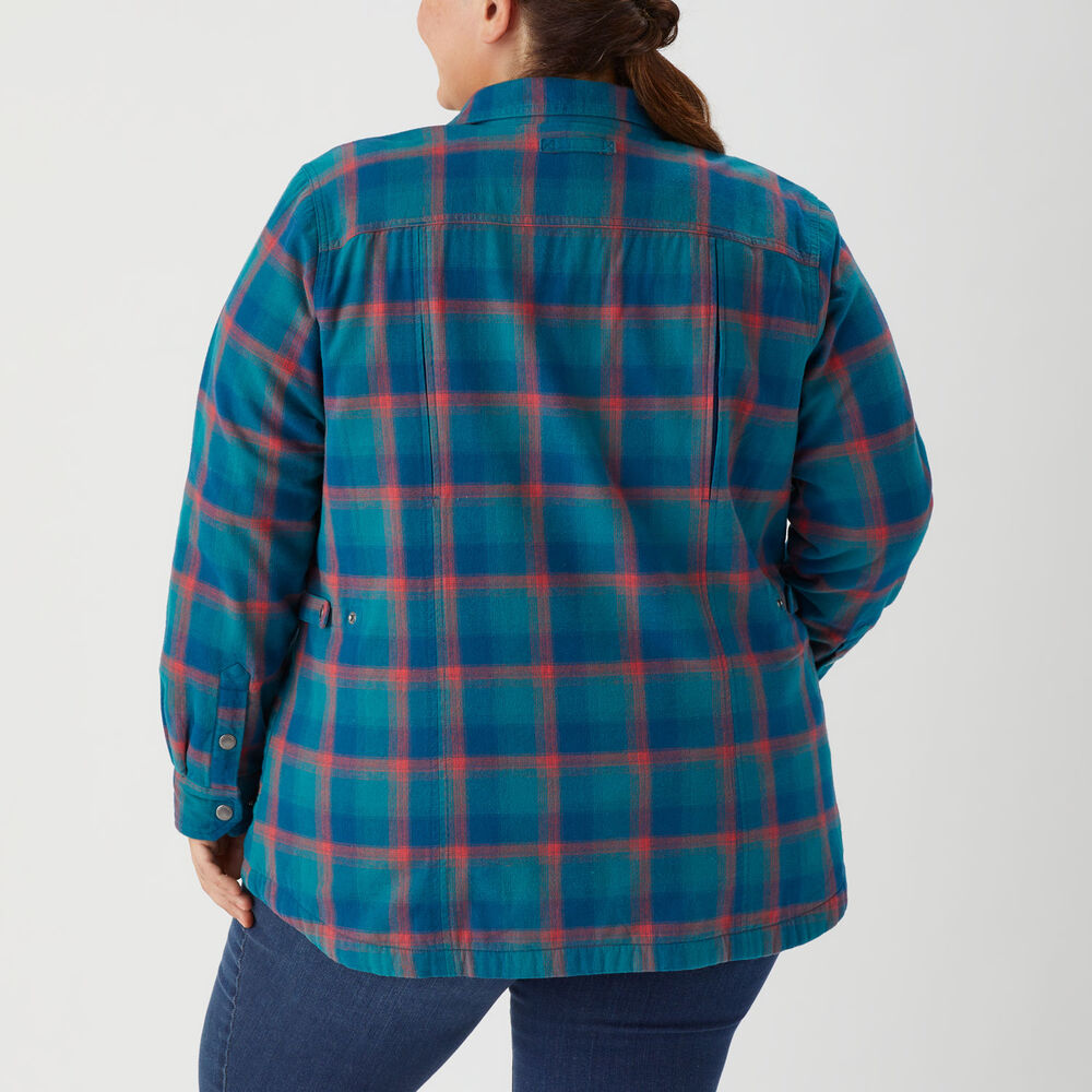 Women's Plus Free Swingin' Lined Flannel Shirt Jac Main Image