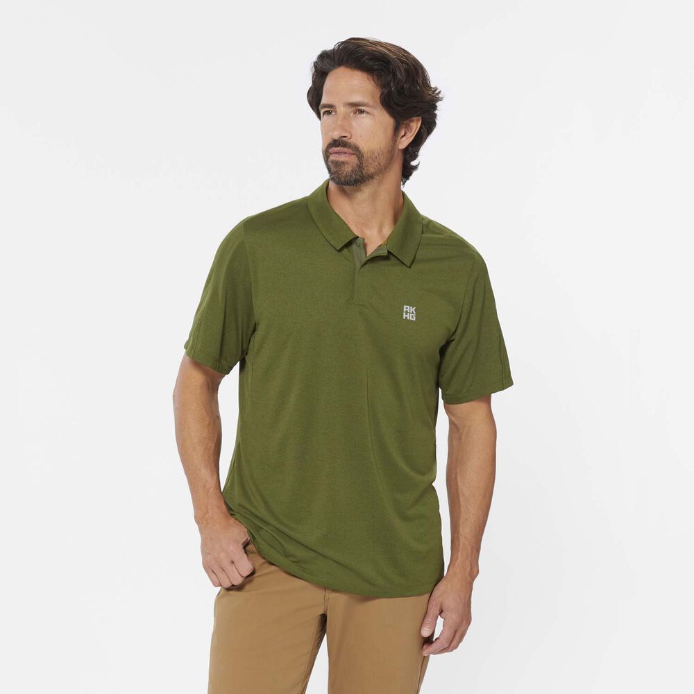 Men's AKHG Tun-Dry Standard Fit Polo Main Image