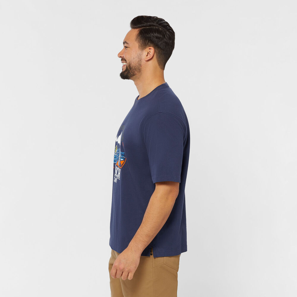 Men's Un-Longtail T Relaxed Fit Short Sleeve Logo T-Shirt Main Image