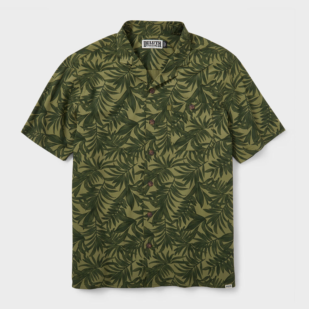 Men's Breezeshooter Camp Collar Untucked Shirt Main Image