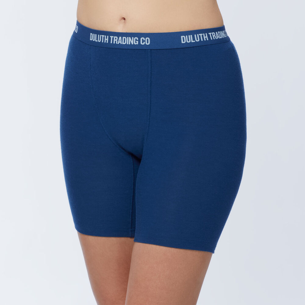 Women's Wickerino Wool Long Boxer Briefs Main Image
