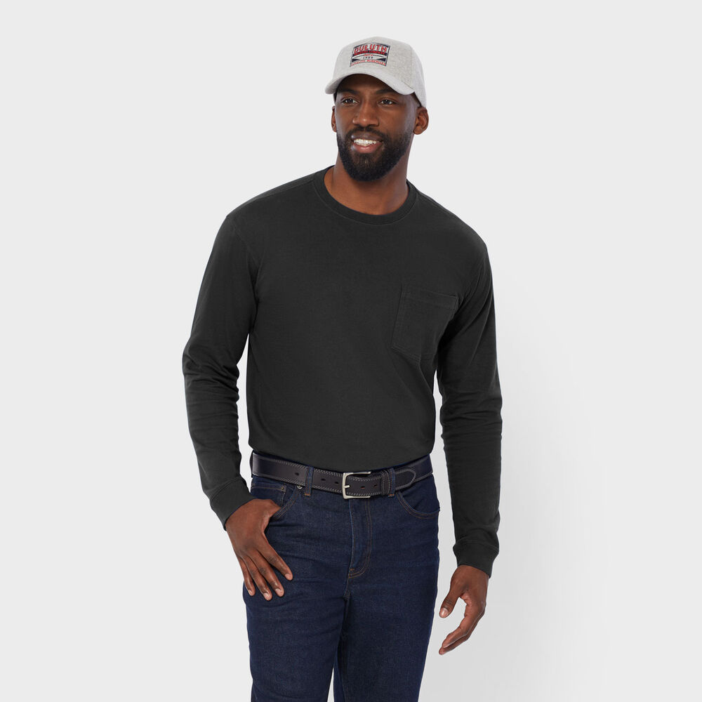 Men's Longtail T Relaxed Fit Long Sleeve Pocket Crew Main Image