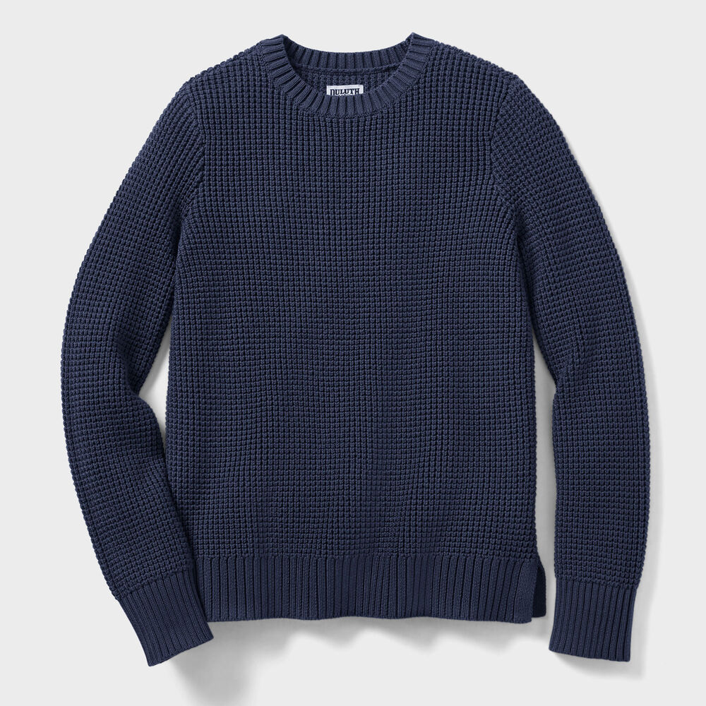 Women's Heritage Waffle Stitch Crew Sweater Main Image