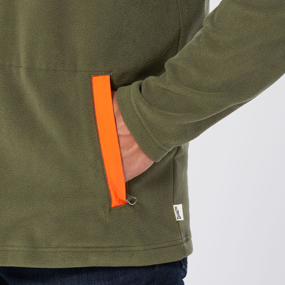 Men's Doubleback Fleece Button Mock Pullover Main Image