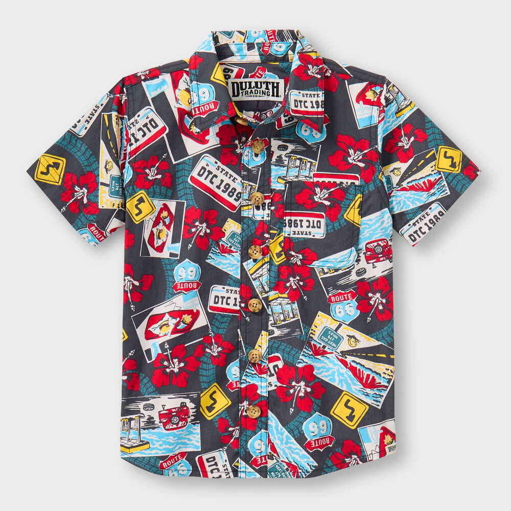 Kids' BBQ Short Sleeve Shirt Main Image