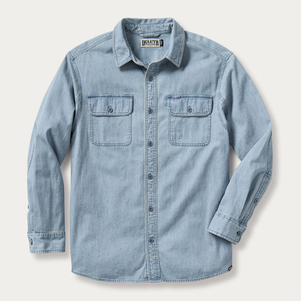 Men's Mid Weight Denim Relaxed Fit Shirt Main Image