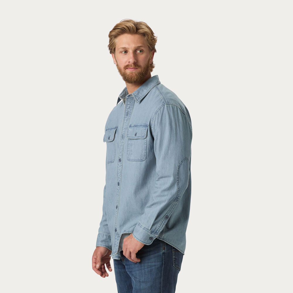 Men's Mid Weight Denim Relaxed Fit Shirt Main Image