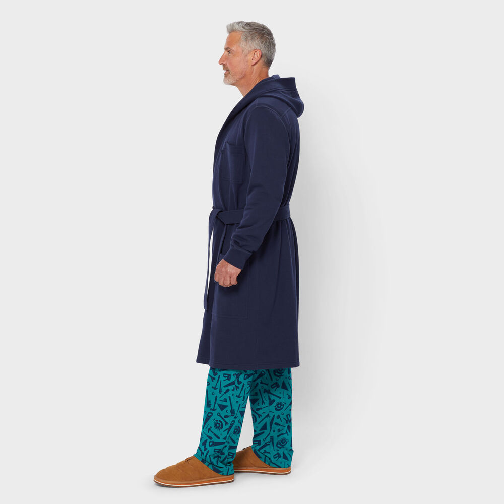 Men's Souped-Up Fleece Robe Main Image