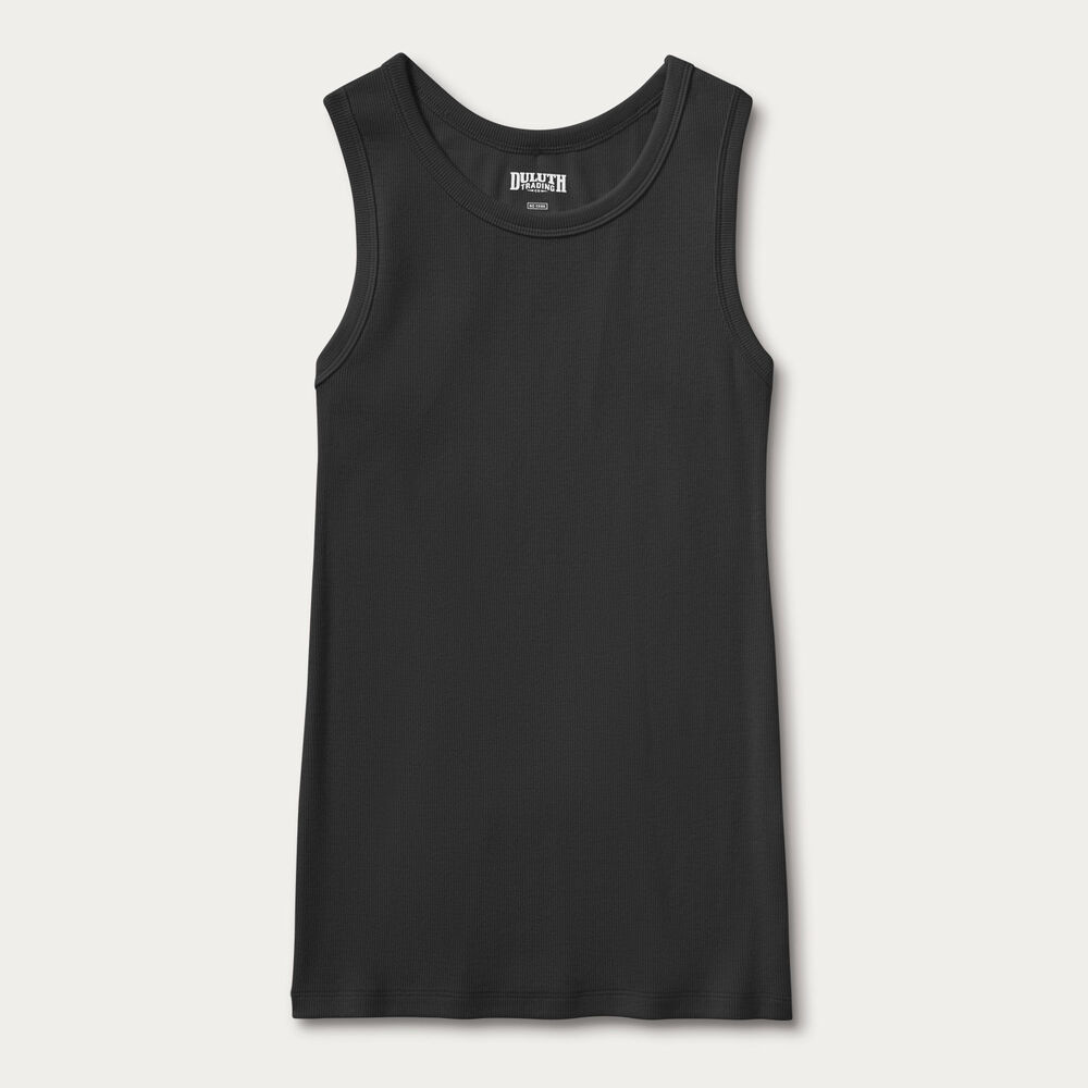 Women's No-Yank Luxe Rib Racerback Tank Main Image