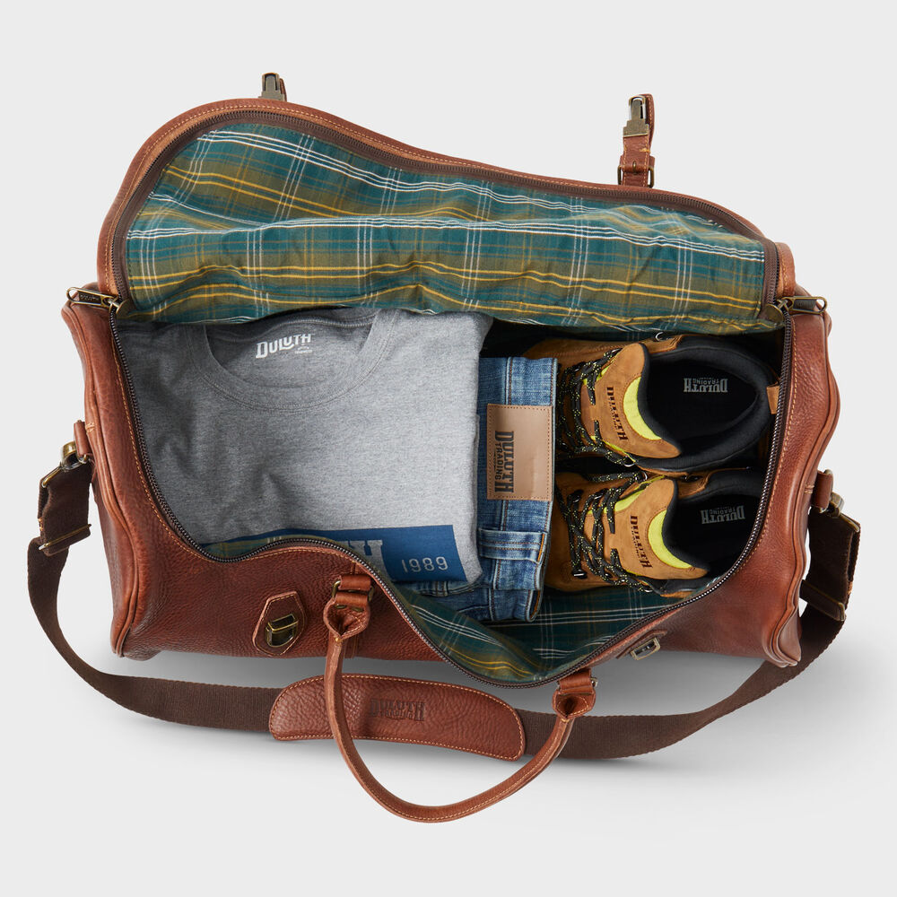 Lifetime Leather Duffle Bag Main Image