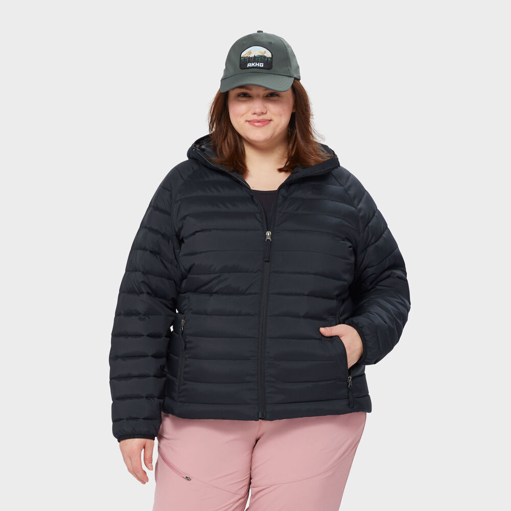 Women's Plus AKHG Puffin Hooded Jacket Main Image