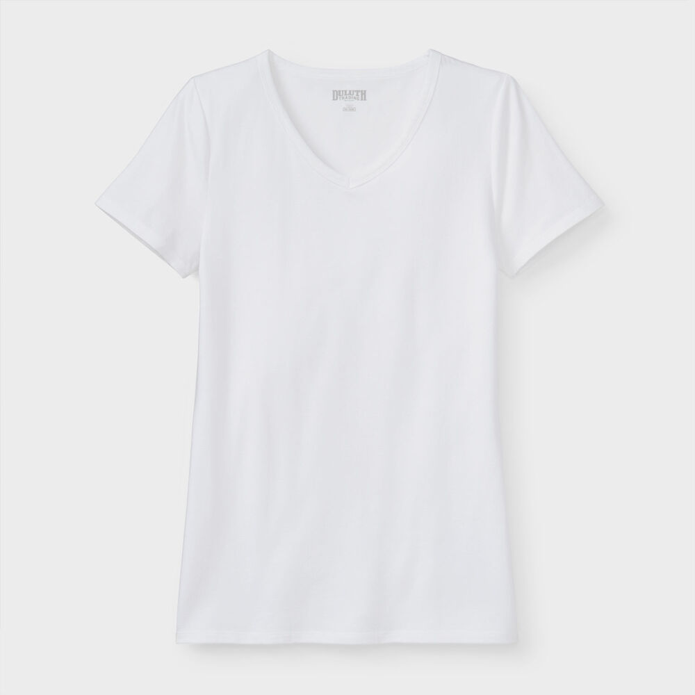 Women's No Yank Short Sleeve V-Neck Tee Main Image
