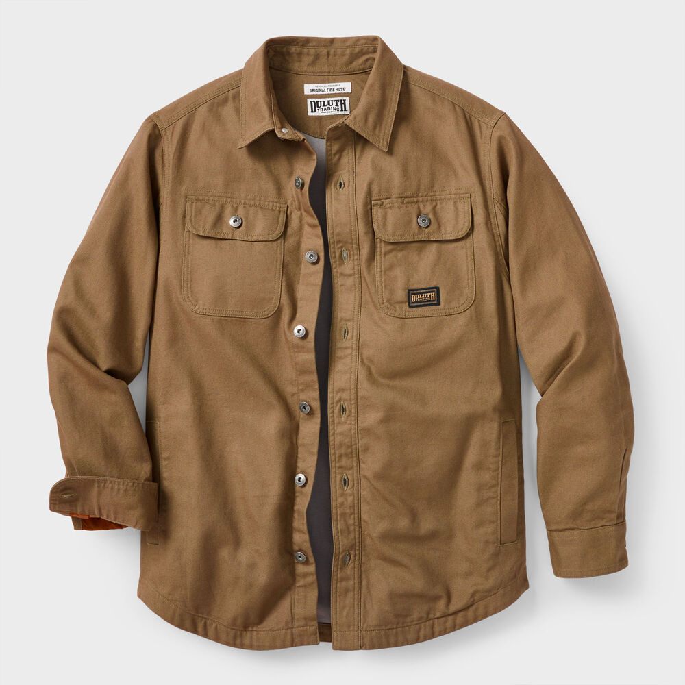 Men's Jersey-Lined Fire Hose Shirt Jac Main Image