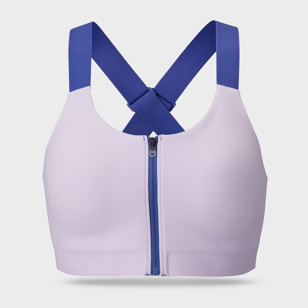 Women's Plus High-Impact Bonded Zip-Front Bra Main Image