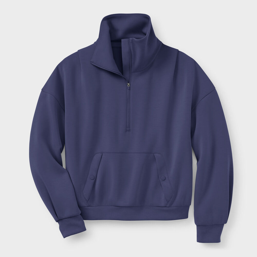 Women's AKHG After Sweat Funnelneck Half-Zip Main Image