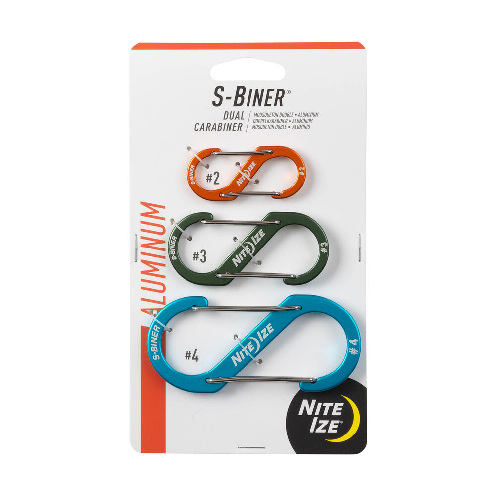 NiteIze S-Biner Aluminum Dual Carabiner Combo - 3 Pk. Main Image