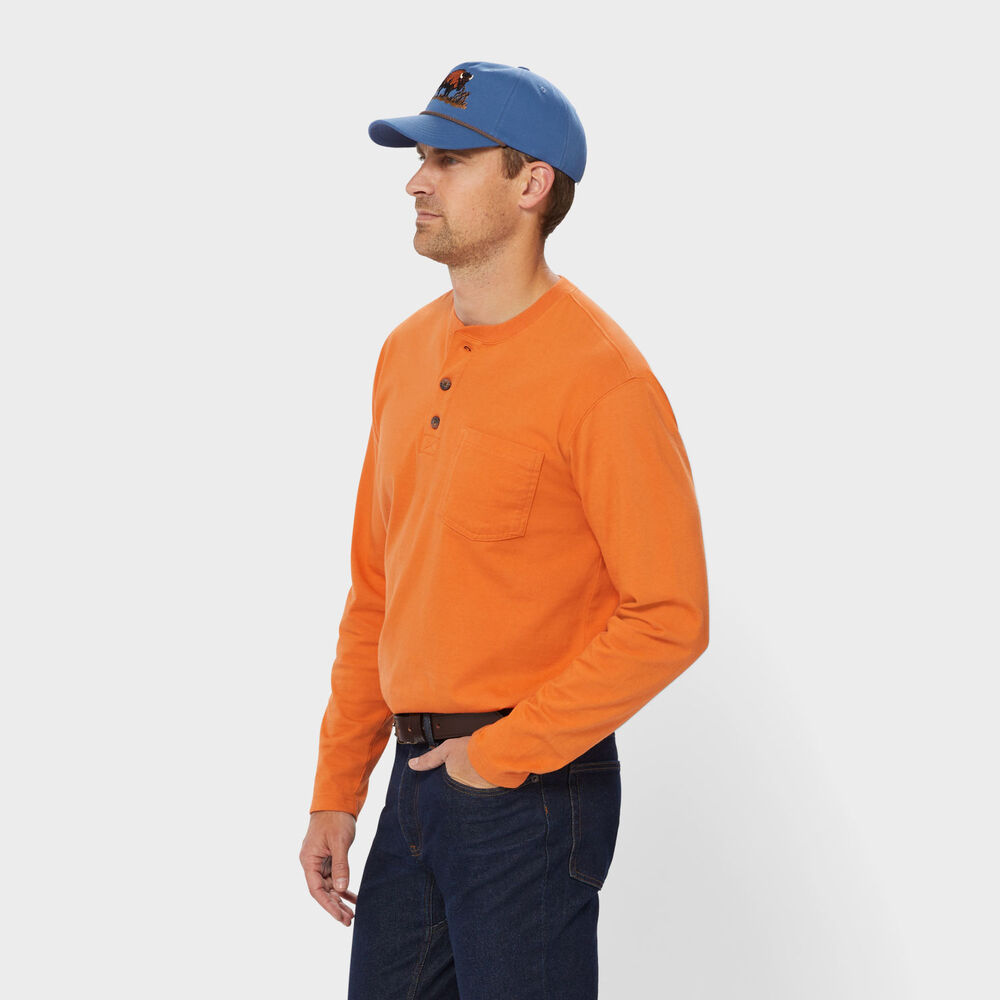 Men's Longtail T Relaxed Fit LS Henley T-Shirt Main Image