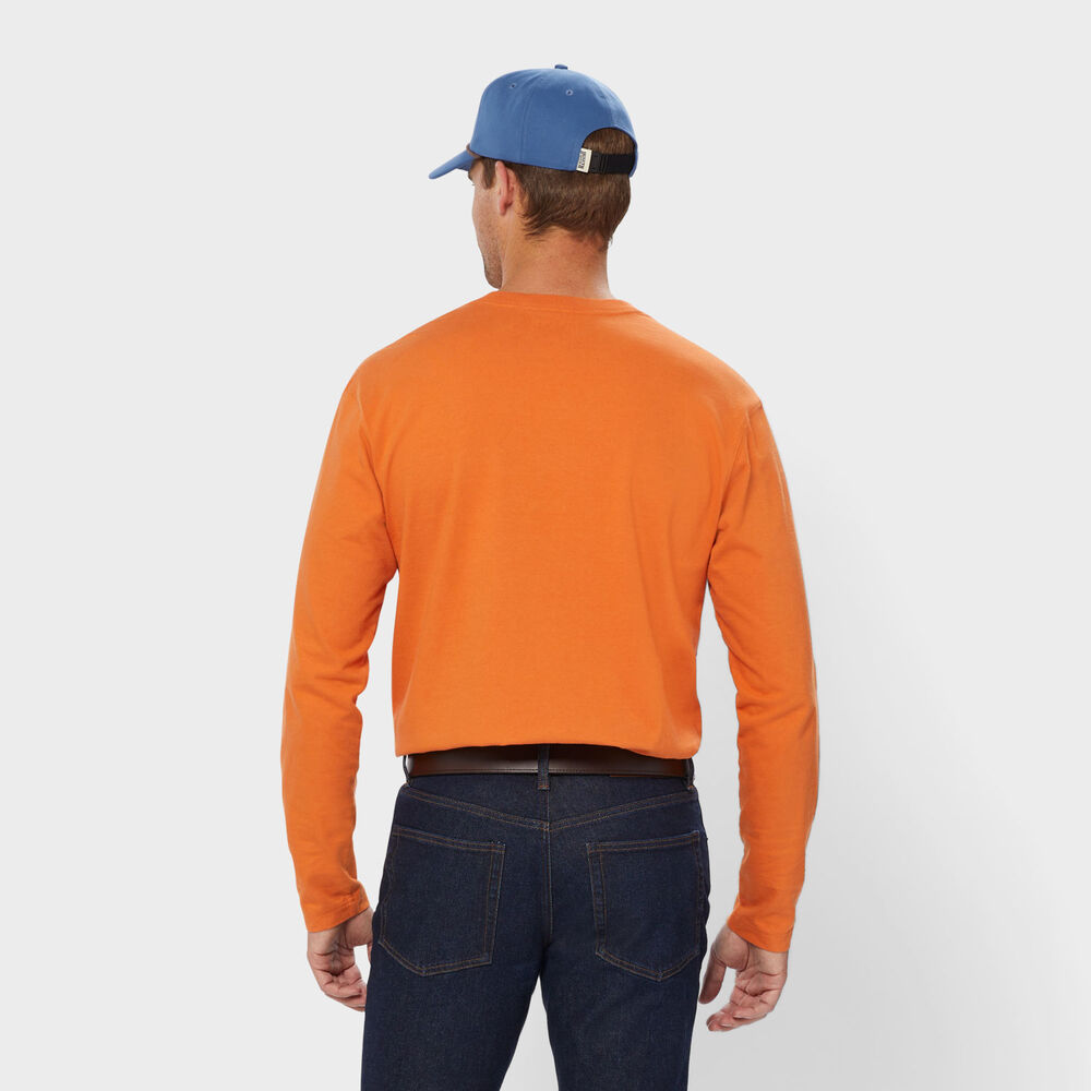 Men's Longtail T Relaxed Fit LS Henley T-Shirt Main Image