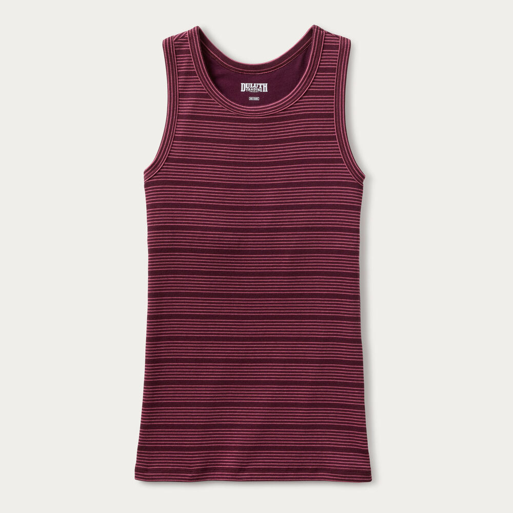 Women's No-Yank Luxe Rib Racerback Shelf Bra Tank Main Image