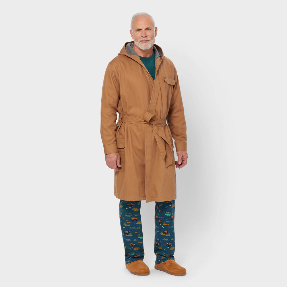 Men's Fire Hose Fleece-Lined Robe Main Image