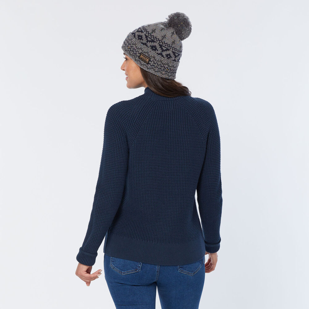 Women's Heritage Waffle Stitch Mockneck Sweater Main Image