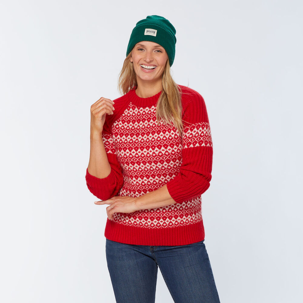 Women's Woolpaca Jacquard Crew Sweater Main Image