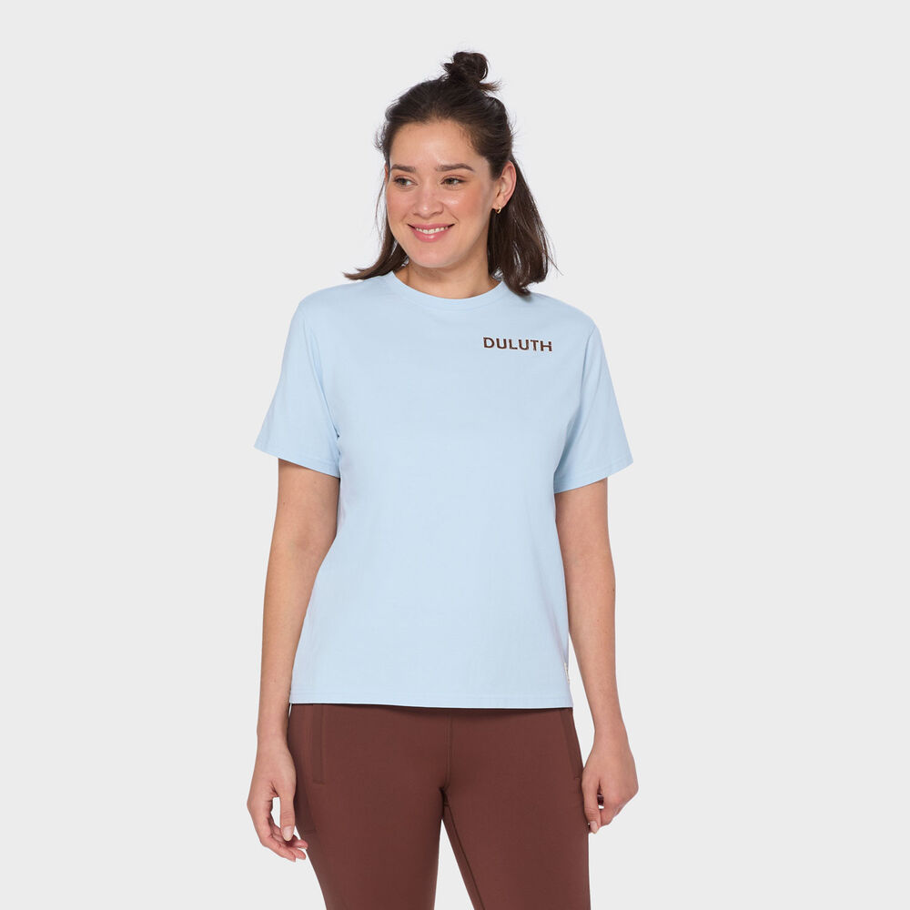 Women's Duluth Heritage Washed Crewneck Tee Main Image