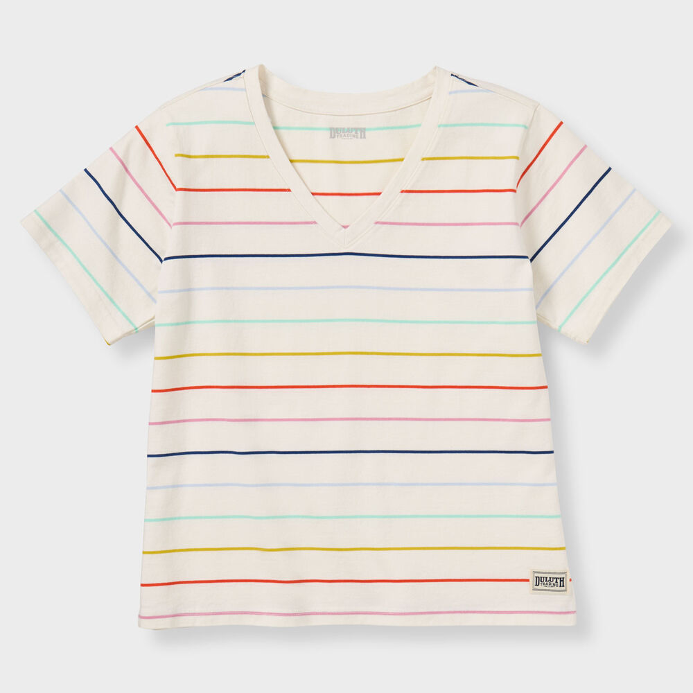 Women's Plus Duluth Heritage Washed V-Neck Tee Main Image