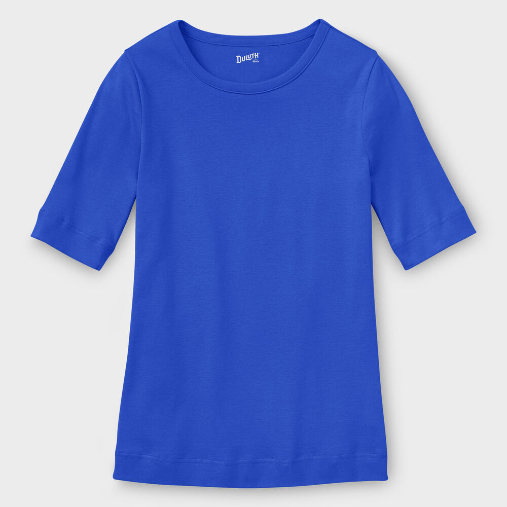 Women's Longtail T Elbow Sleeve Scoopneck Main Image
