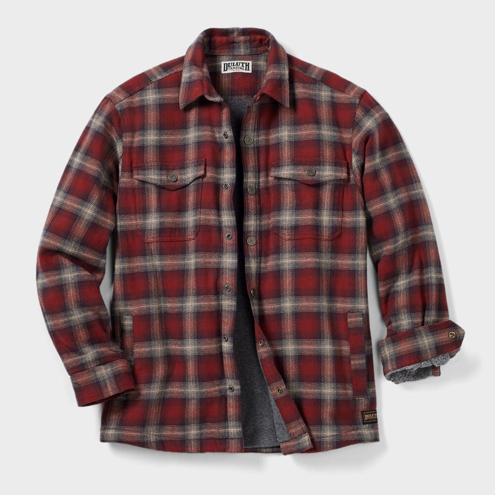 Men's Flapjack Fleece-lined Relaxed Fit Shirt Jac Main Image