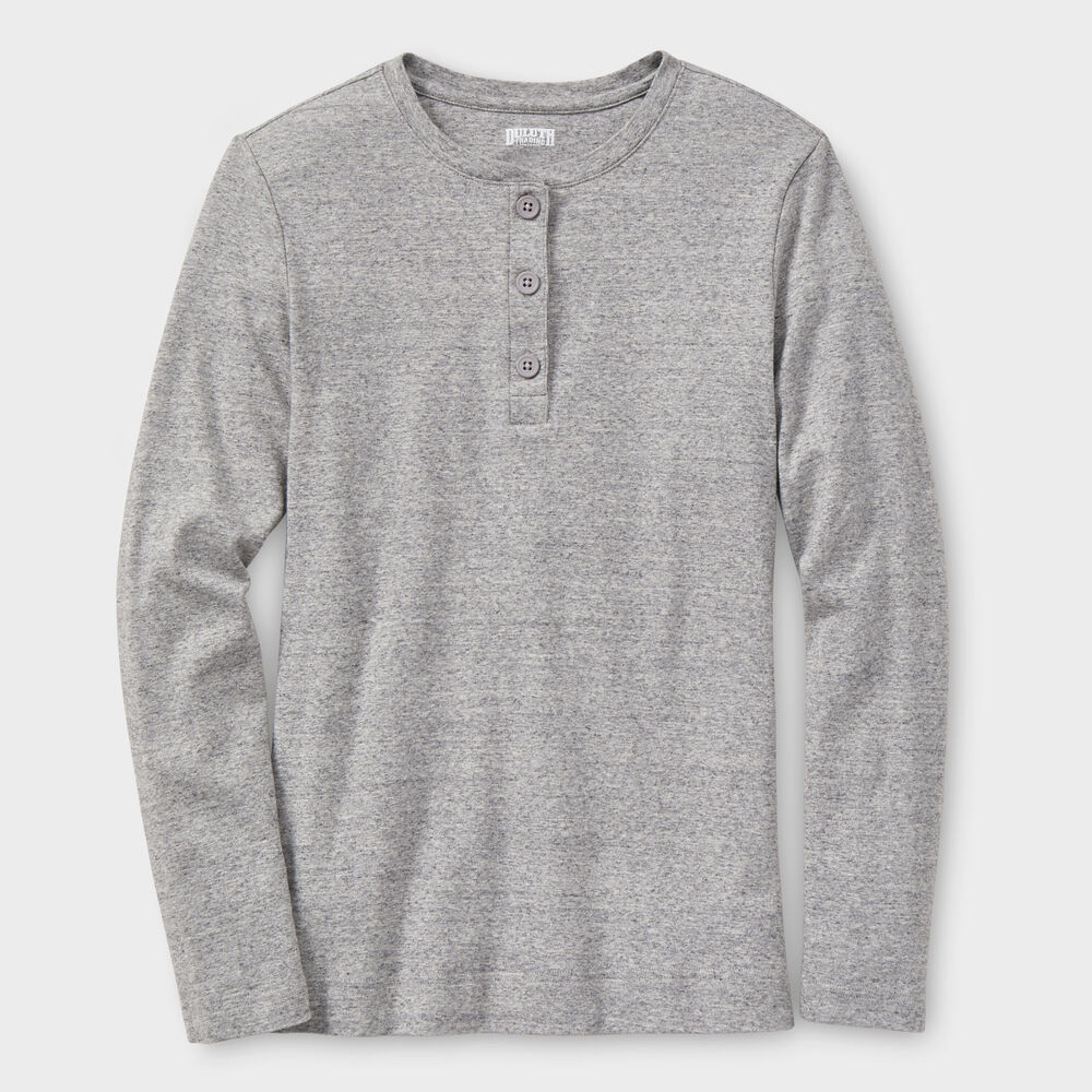 Women's Plus Longtail T Long Sleeve Henley Main Image
