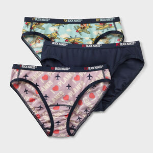 Women's Buck Naked Event High Cut 3-Pack