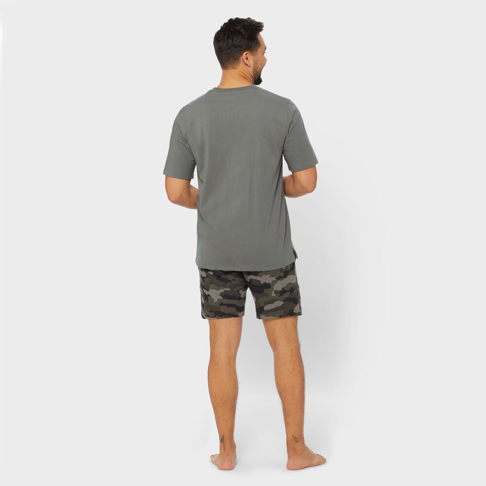 Men's Lumber Jams Cotton Short Sleeve Sleep Set Main Image
