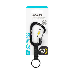 NiteIze SlideLock Key Ring Stainless Steel
